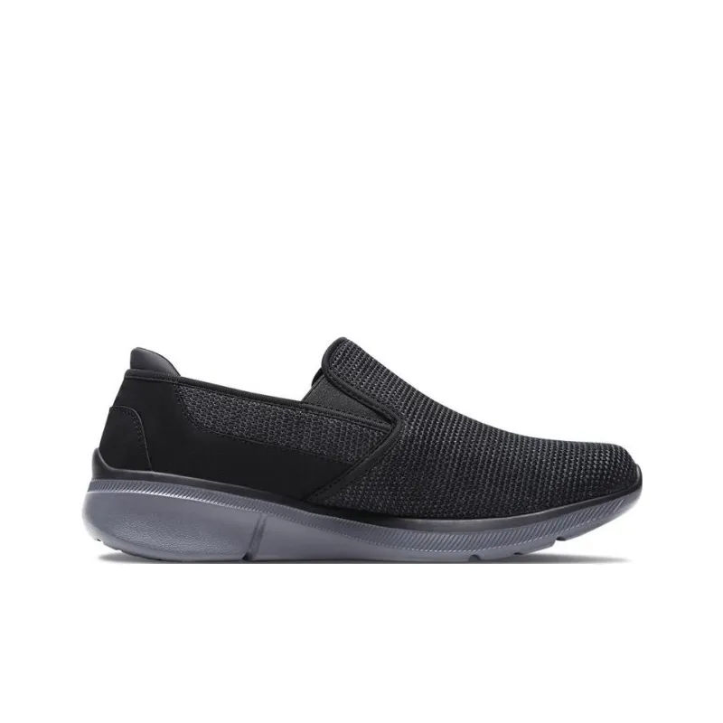 Skechers Equalizer 3.0 Cushioning Anti-Slip And Wear-Resistant Low-Top Sports Casual Shoes Black Gray-1