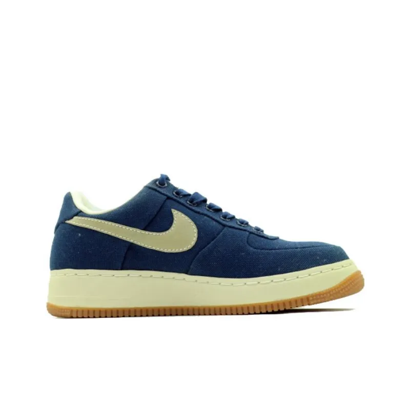 Nike Air Force 1 Low Supreme '07 'Midnight Navy' Anti-Slip Wear-Resistant Low-Top Skateboard Shoes Unisex Blue-1