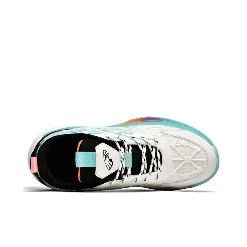 Animal Claws Slip Resistant Lightweight Rebound Low Top Basketball Shoes Unisex Jade Green-2