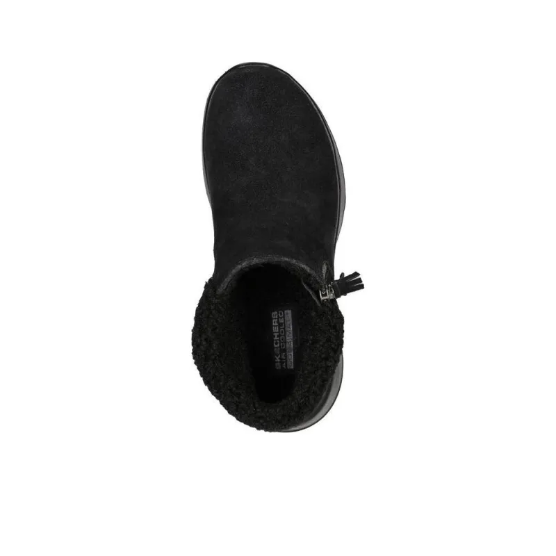 Skechers On The Go Ankle Boots Women's Mid Top Black-3