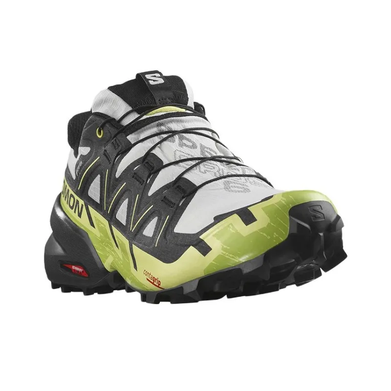 SALOMON Speedcross 6 Gore Tex 'Gray Green Black'-1