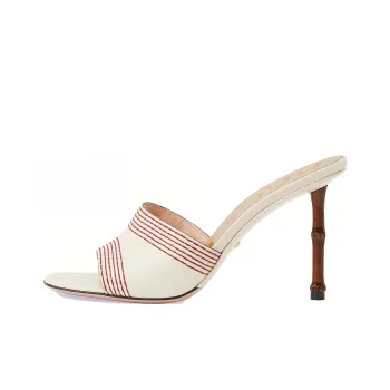 GUCCI Slide Slippers Women's White