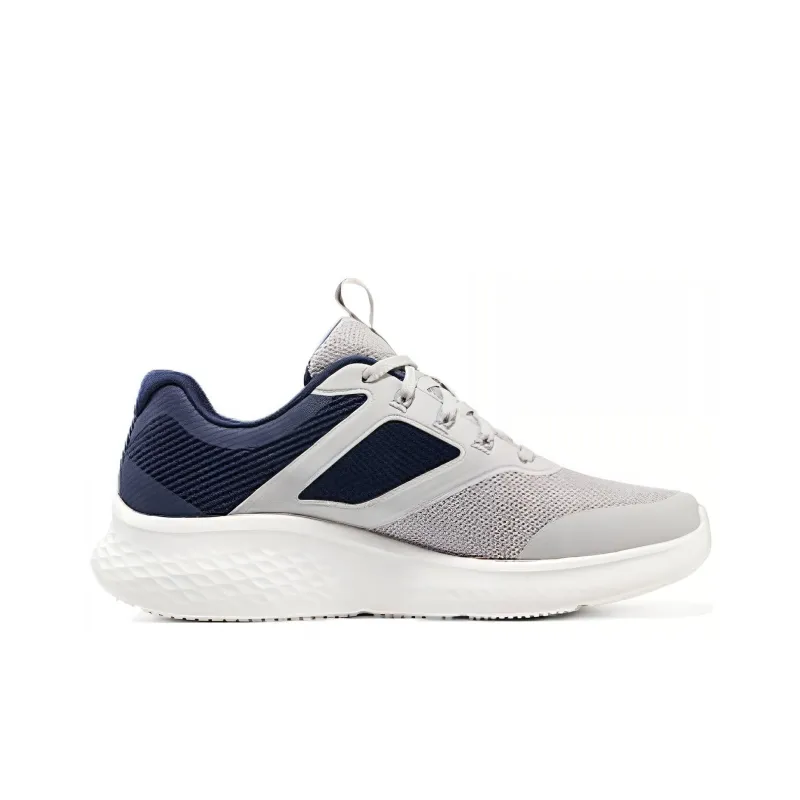Skechers Skech Lite Pro Cushioning Anti Slip And Wear Resistant Low Top Casual Running Shoes Men's Gray Blue-1