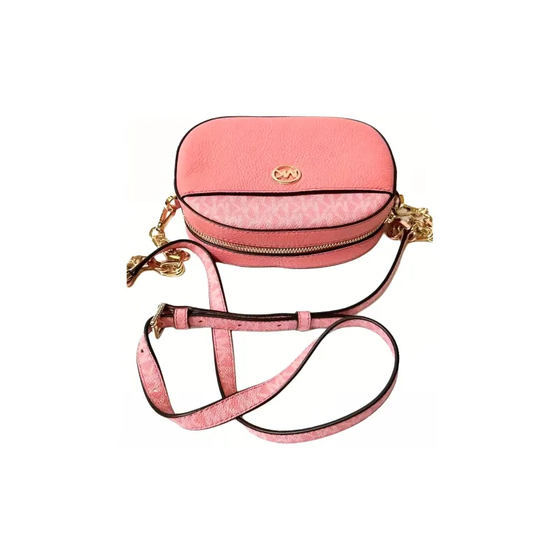 MICHAEL KORS PVC With Cow Leather Crossbody Bag, Shoulder Bag Women's Rose Pink-6