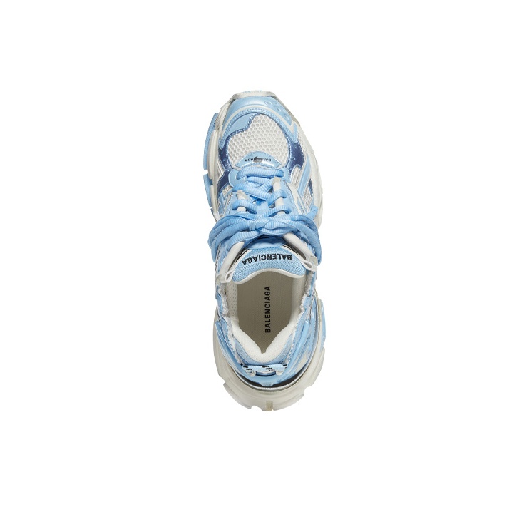 Balenciaga Women's Runner Sneaker 'Light Blue' - POIZON