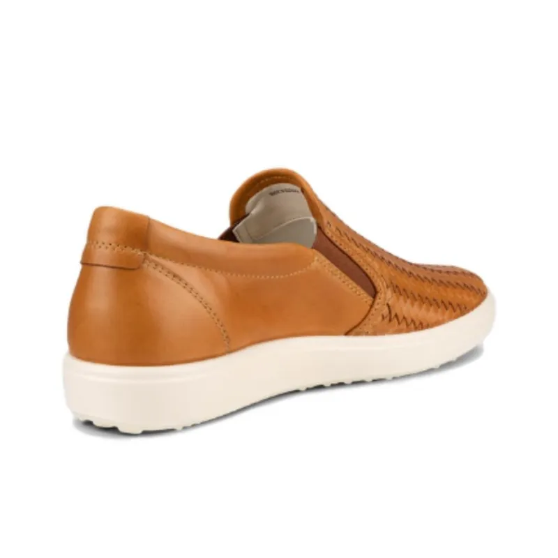 Ecco Soft 7 Low Top Casual Single Shoes Women's Light Brown-2