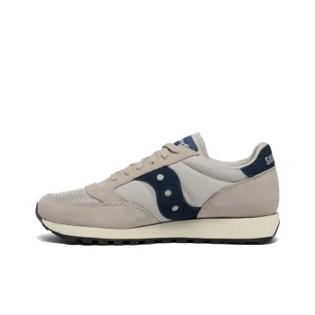 Saucony Jazz Original Original Vintage Wear-resistant And Lightweight Low-Top Running Shoes Ash Marine Blue