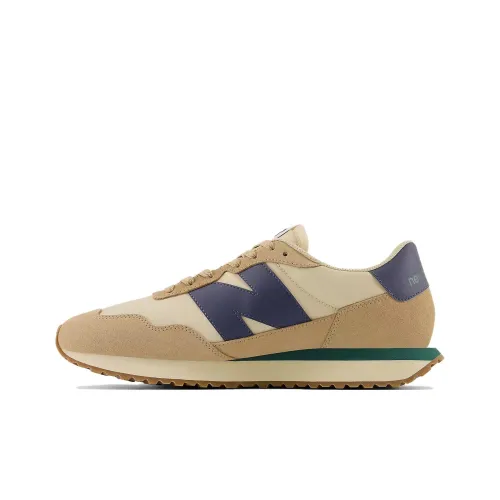 New Balance NB 237 Running Shoes Unisex Low-Top Khaki Blue