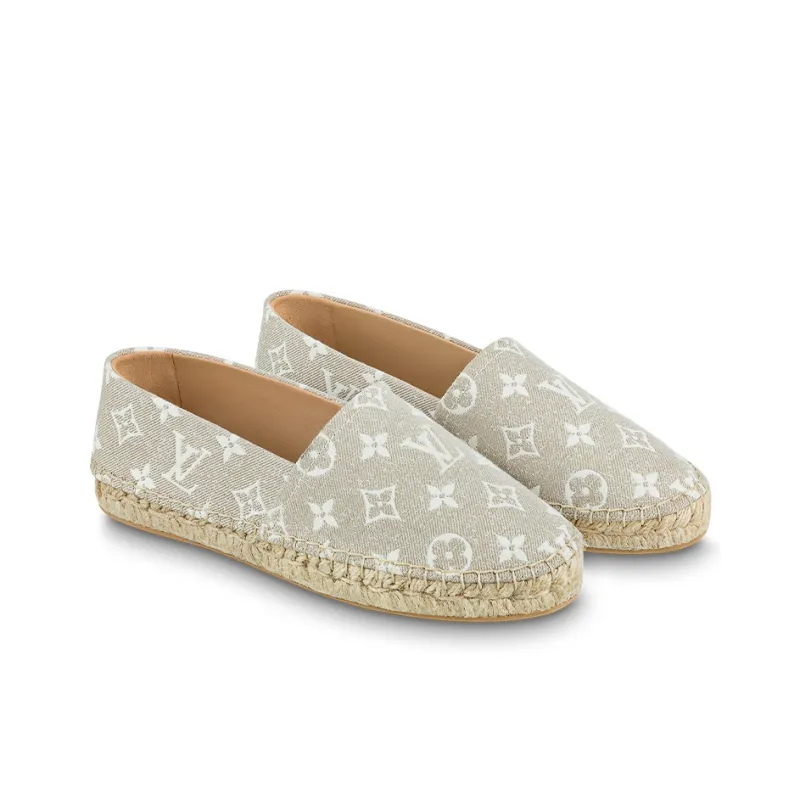 LOUIS VUITTON Starboard Shoes 'Beige Monogram' Women's-1