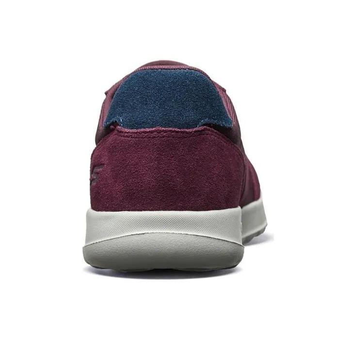 Skechers GO WALK Lite Lite Anti-Slip Wear-Resistant Low-Top Casual Shoes Men Burgundy-2