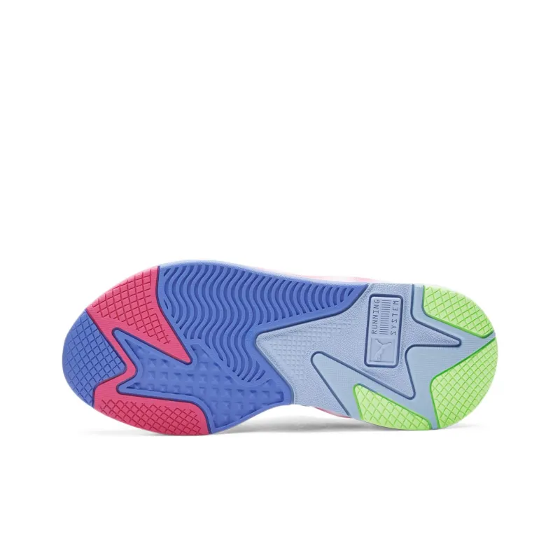 PUMA RS-X T3ch Hm Anti-Slip Wear-Resistant Low-Top Casual Shoes Women's Pink Purple Green-5