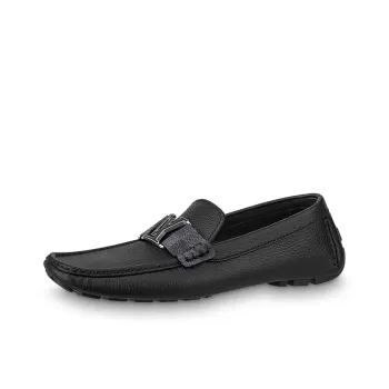 LOUIS VUITTON Monte Carlo Moccasin Shoes 'Black' Women's