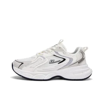 Warrior Casual Versatile Breathable Platform Height Increasing Trendy Fashion Low-Top Chunky Sneakers Women's White