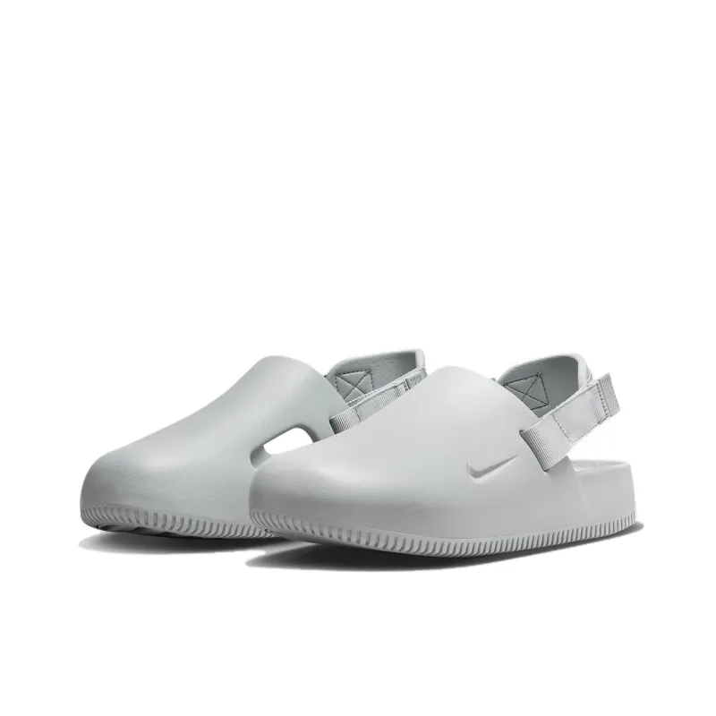 Nike Calm Mule 'Light Smoke Grey'-2