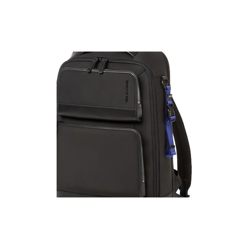 SAMSONITE Fabric, Polyurethane Laptop Bag Backpack Regular Men's Black-4