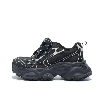 OG Offground Tracing Mountain Wilderness Chunky Sneakers Women's Low-Top Black