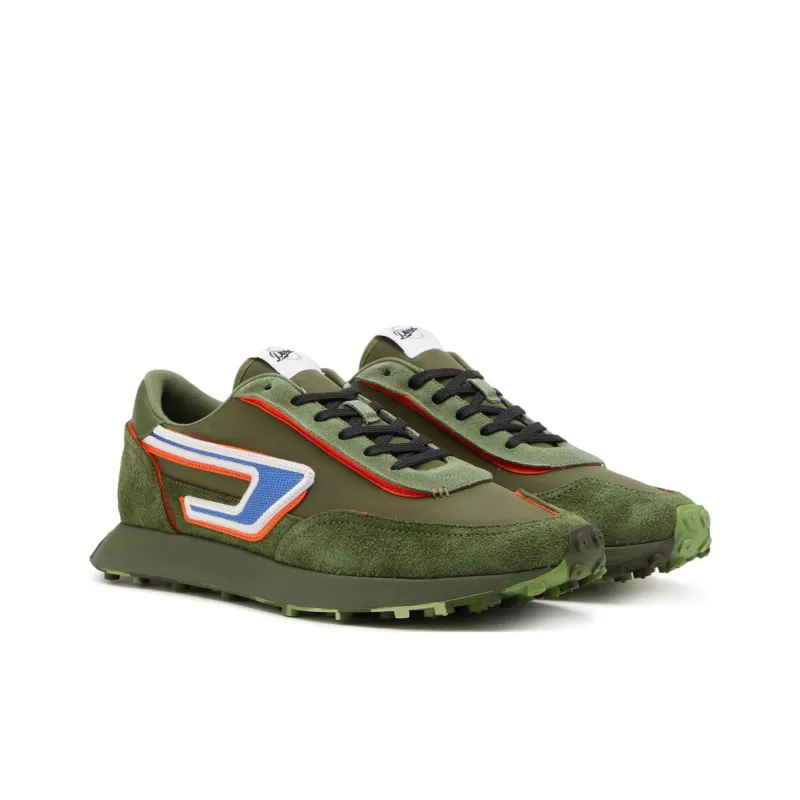 DIESEL S-Racer Low-Top Casual Shoes Men's Green-1