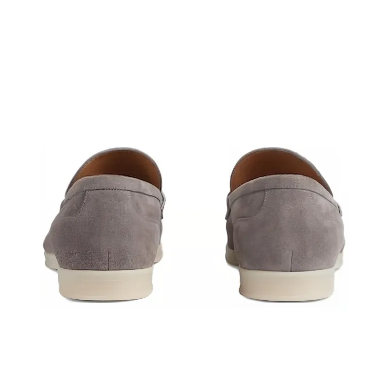 GUCCI Loafers Men Gray-3