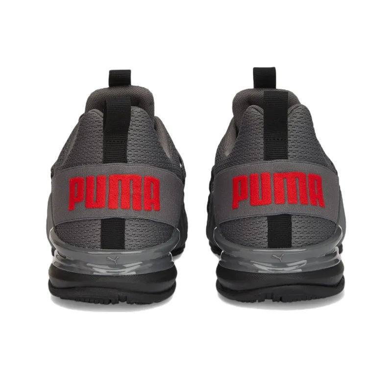 PUMA Axelion Refresh Anti-Slip Wear-Resistant Low-Top Running Shoes Gray-4