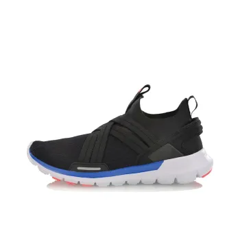 LINING Spirituality Running Shoes Women's Low-Top Standard Black/Standard White/Flashing Red/Turkey Sea