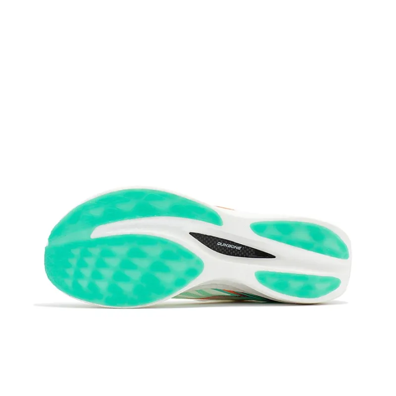 361° Feiran 2 Cushioned Anti-Slip And Wear-Resistant Lightweight Low-Top Running Shoes Unisex White Green-4