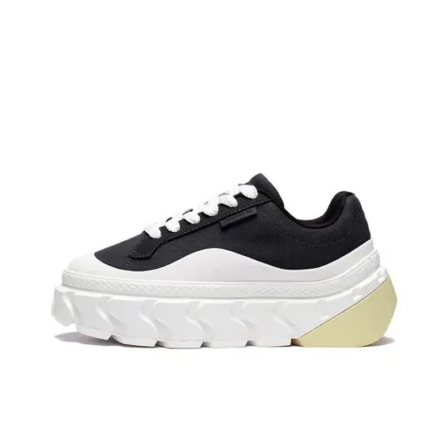 LINING CF Tracing Casual Shoes Women's Low-Top Phantom Black/Beige White