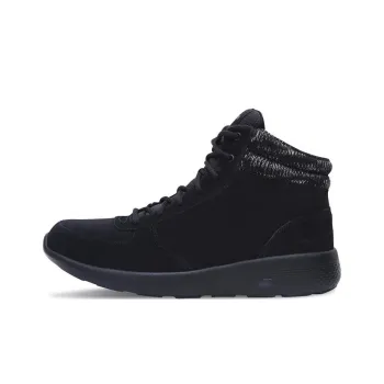 Skechers ON THE GO City 2 Cushioning Anti-Slip And Wear-Resistant Mid-Top Sports Casual Shoes Men Black Gray Color