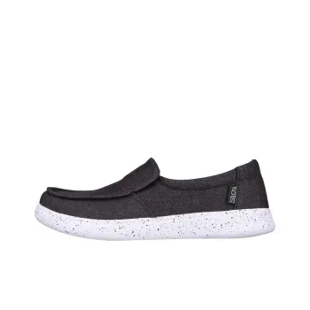 Skechers Bob's Skipper-Delightful Cushioned Wear-Resistant Lightweight Low-Top Casual Shoes Women's Black