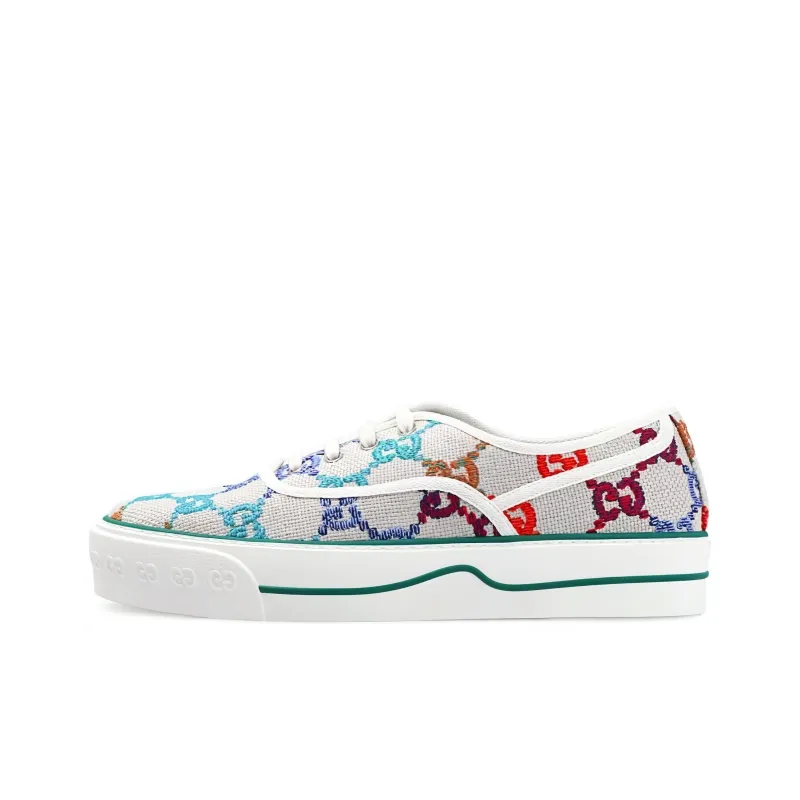 GUCCI Tennis 1977 Low 'GG Embroidered Logo Multi'-0