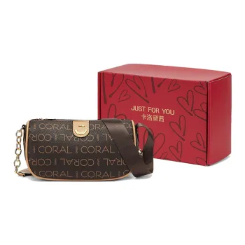 CORALDAISY Synthetic Leather Shoulder Bag, Crossbody Bag Regular Women's Coffee