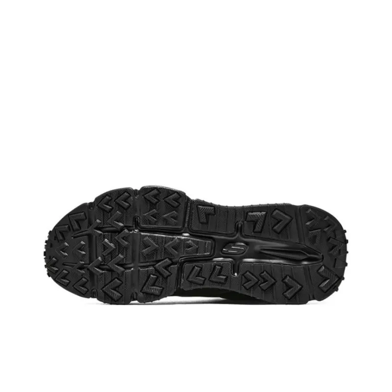 Skechers SKECH-AIR Envoy Cushioning Rebound Impact-Resistant High-Top Outdoor Shoes Pure Black-4