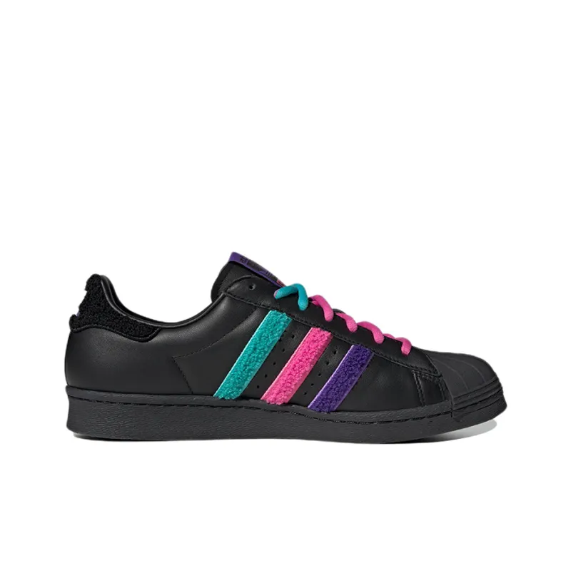 Adidas Originals Superstar 80s X Han Meilin 'Black Purple Pink'-1