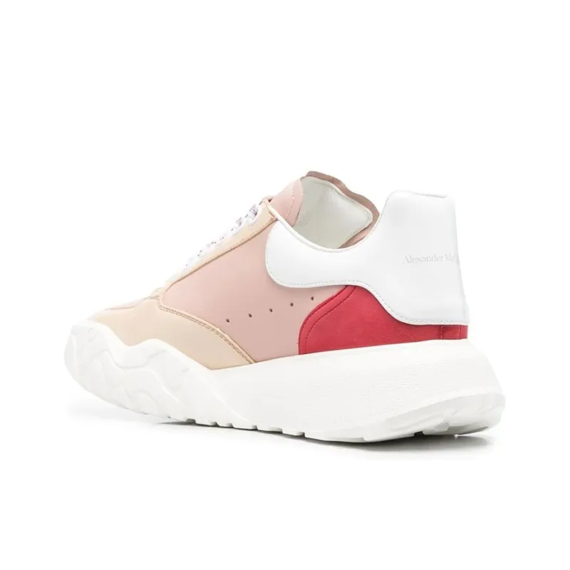 Alexander McQueen Court Trainer Slip Resistant Low Top Sports Casual Shoes Women's Multicolor-3