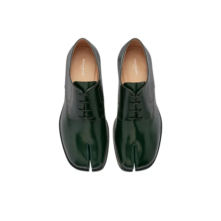 Maison Margiela Tabi Dress Shoes Men's Green-3