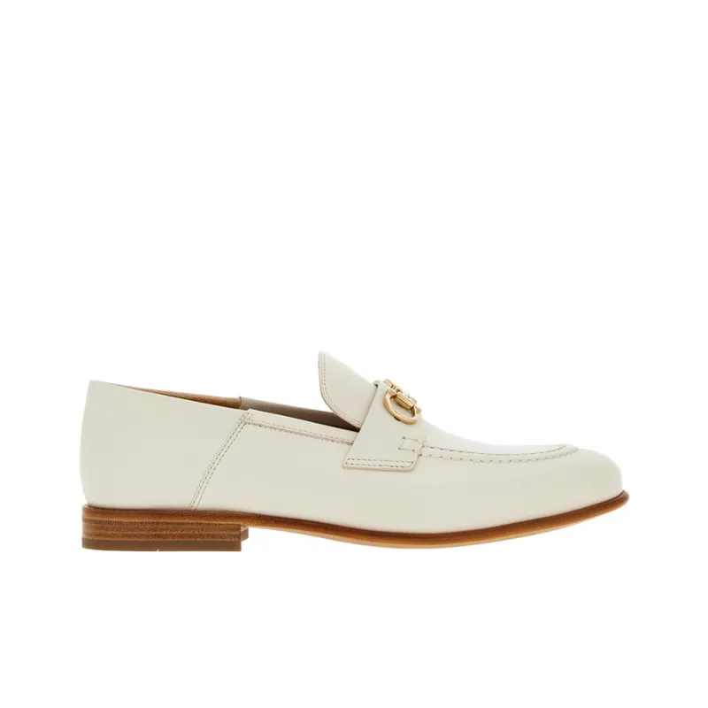 FERRAGAMO Gancini-ornament Leather Mocassins-1