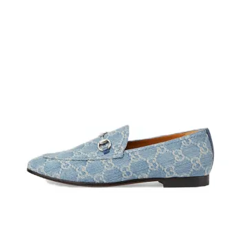 GUCCI Jordaan Loafers Women's Blue