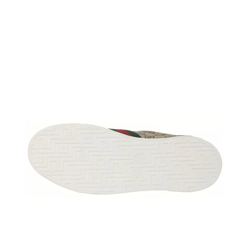 GUCCI Women's Ace 'GG Crystal Canvas Beige' Women's-6