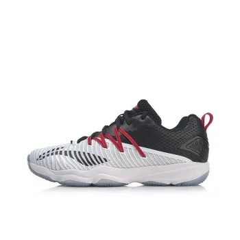 LiNing RangerTD Slip Resistant And Abrasion Resistant Support Low Top Badminton Shoes Unisex Black
