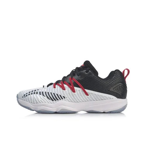 LiNing RangerTD Slip Resistant And Abrasion Resistant Support Low Top Badminton Shoes Unisex Black