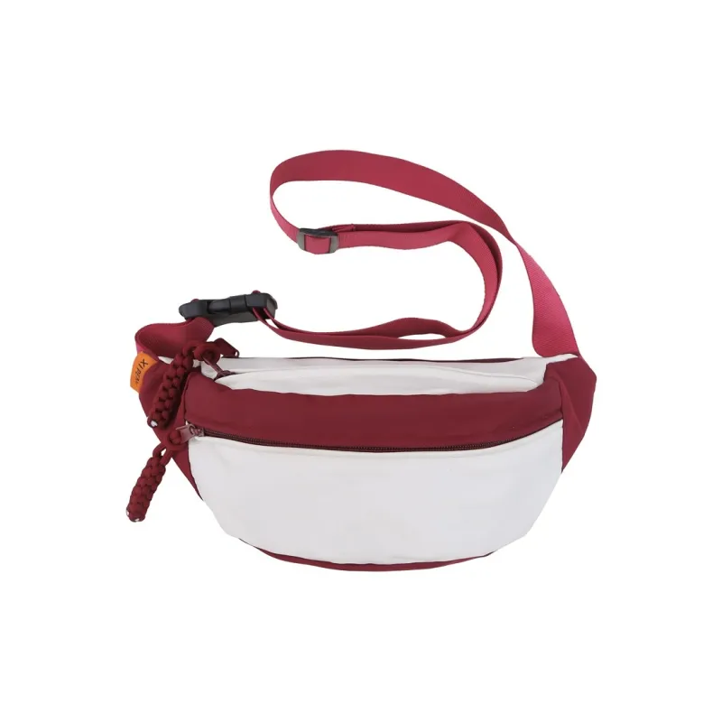 Bywhich Nylon Sling Bag Unisex Dark Red/Black/Gray/Pink-0