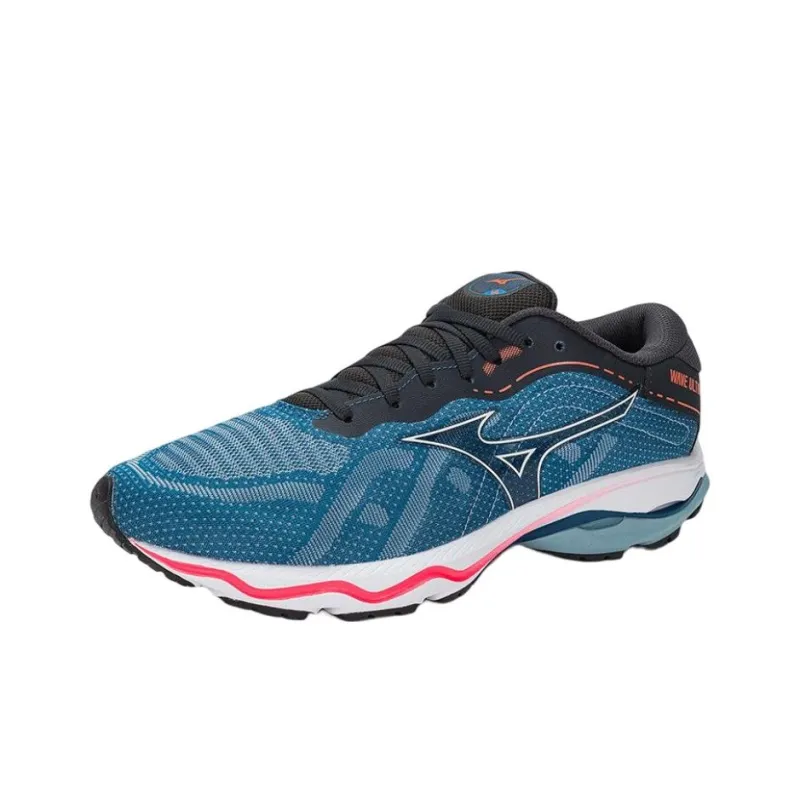 Mizuno Ultima 14 Anti Slip Wear Resistant Cushioning Breathable Low Top Training Running Shoes Men's Blue Black Red-1