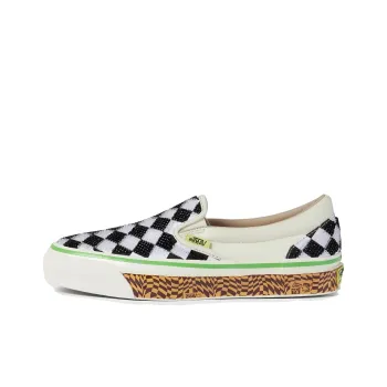 GUCCI Anti-Slip Wear-Resistant Low-Top Skateboard Shoes Men's Black White Green