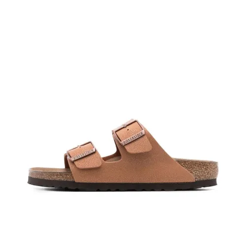 Birkenstock Arizona Vegan Birko Flor Birkibuc Sandals 'Pecan'