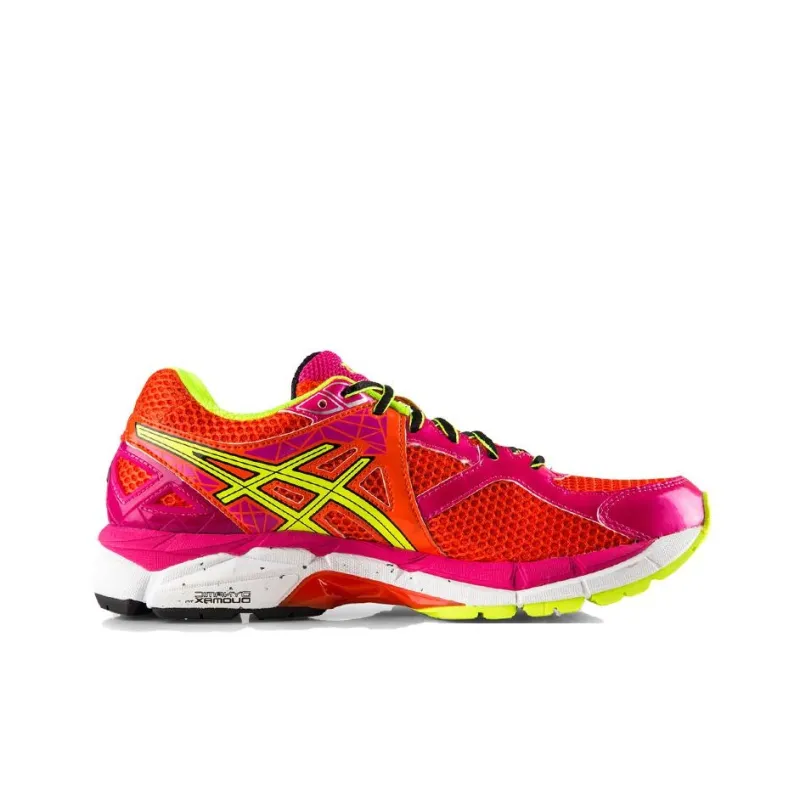 Asics GT-2000 3 Durable Breathable Low-Top Running Shoes Women's Flame Red-1
