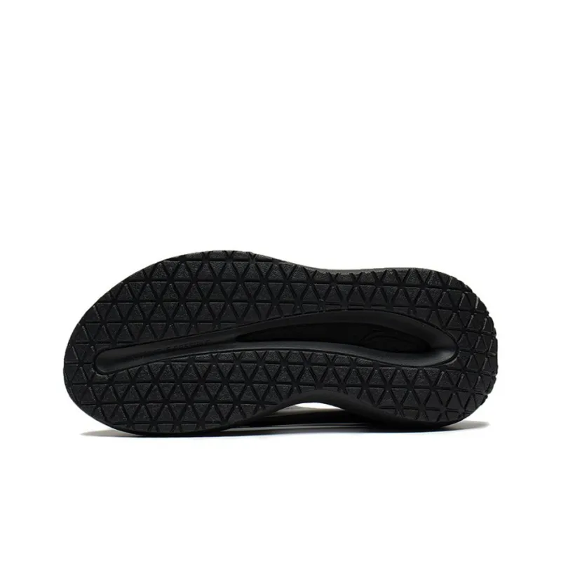 LiNing Yun You Slay Quiet Abrasion Resistant Slide Slippers Unisex Black-4