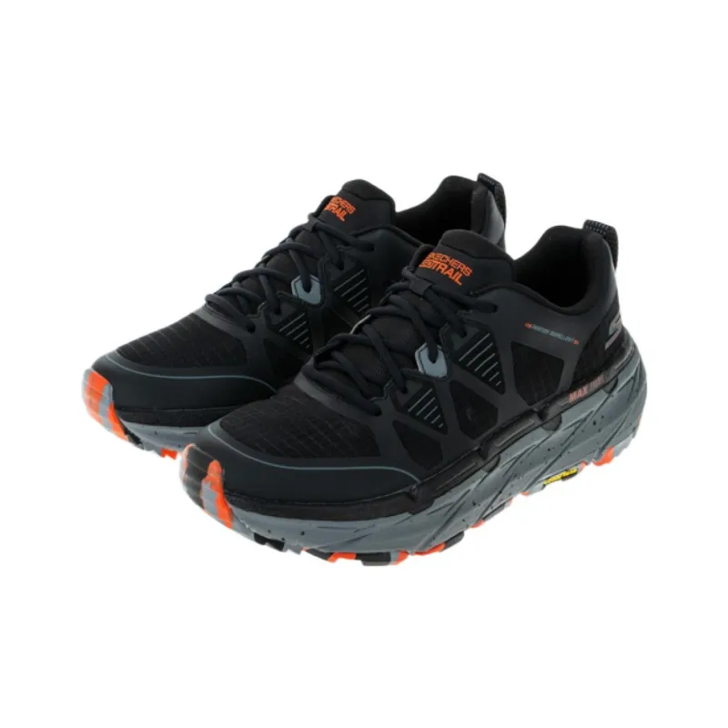 Skechers Max Cushioning Premier Trail Anti-Slip Wear-Resistant Low-Top Running Shoes Men's Black Gray-2