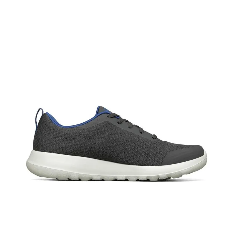 Skechers GO WALK Ma Cushioned Slip Resistant Abrasion Resistant Low Top Casual Shoes Men's Charcoal Gray-1