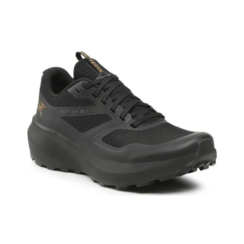 Arcteryx Norvan Abrasion Resistant Low Top Running Shoes Unisex Black-2