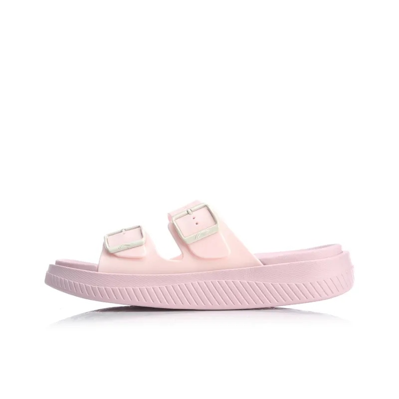 LiNing Clap Slip Resistant Slide Slippers Women's Pink-0