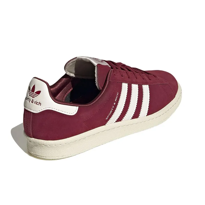 Adidas Campus 80s Sporty & Rich Merlot Cream-3
